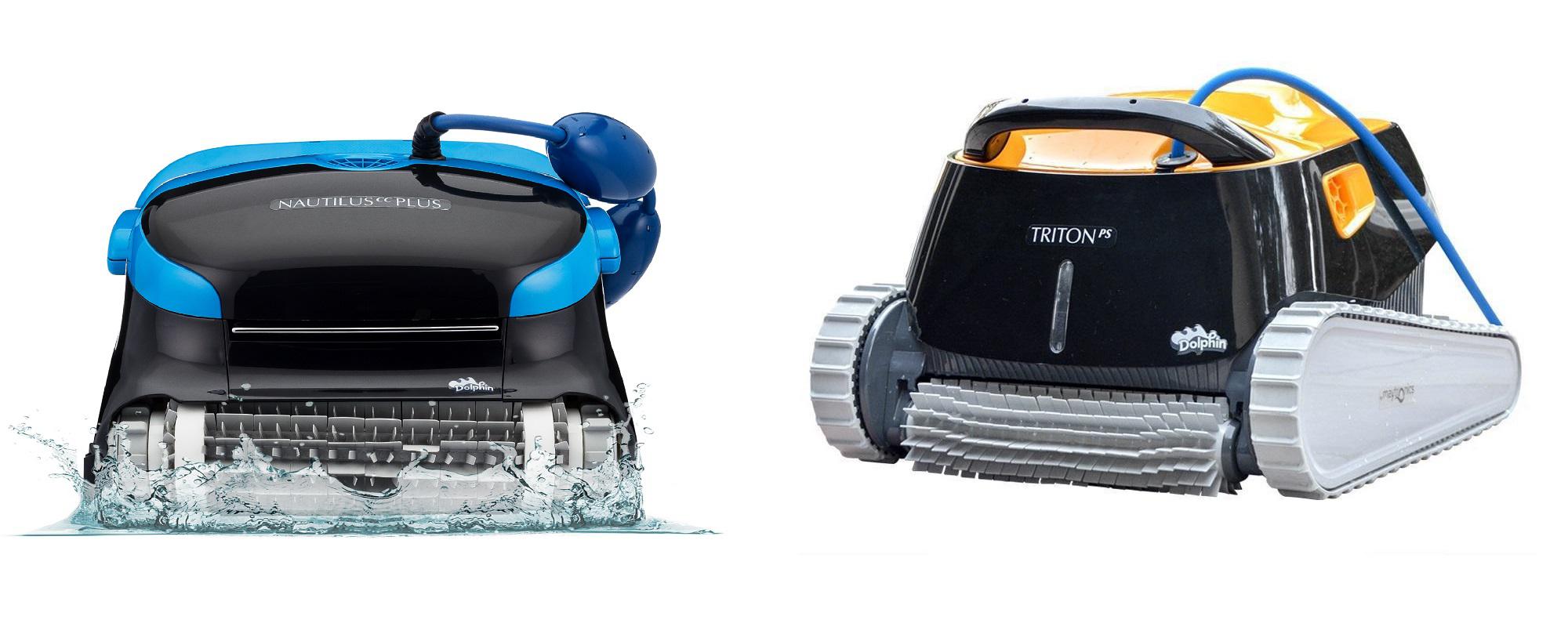 Dolphin Nautilus CC Plus vs. Dolphin Triton PS Pool Cleaner Comparison
